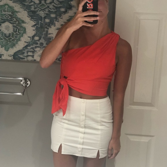 Superdown White Skirt - Picture 2 of 2